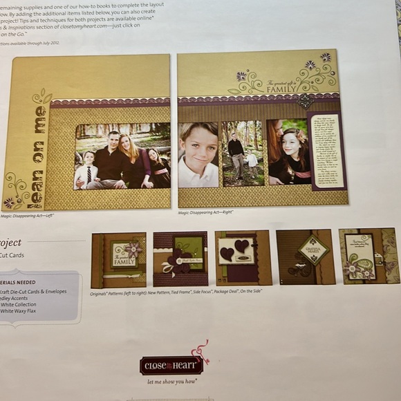 CTMH scrapbook packet - Picture 5 of 14